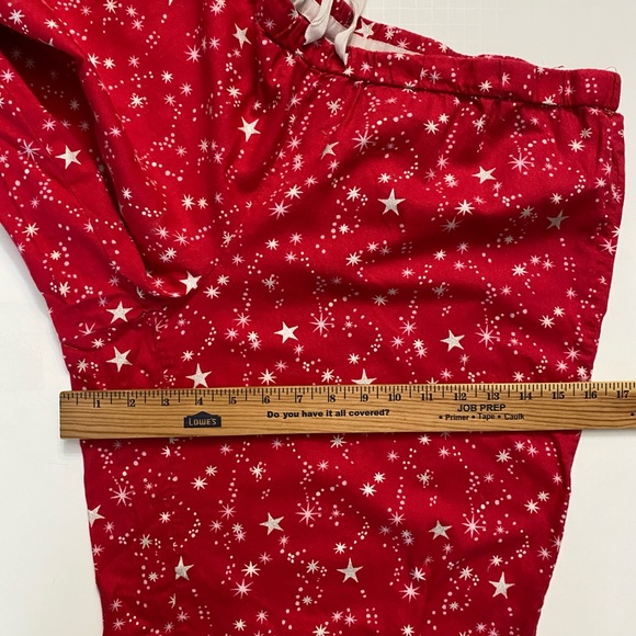 Victoria's Secret Flannel Pajama Set XL Women’s Red Stars Print Christmas, 2009 - Picture 4 of 16